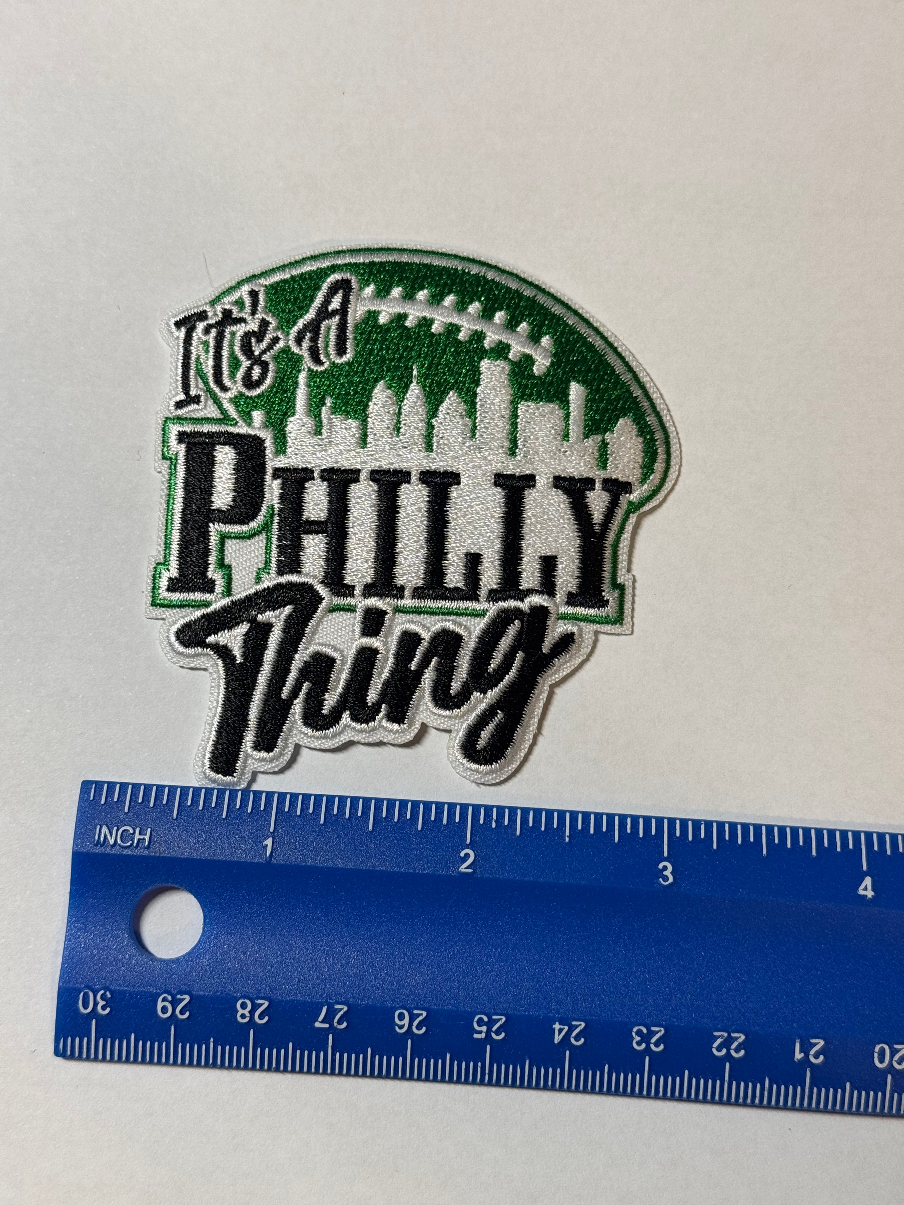 It's a Philly thing football patch