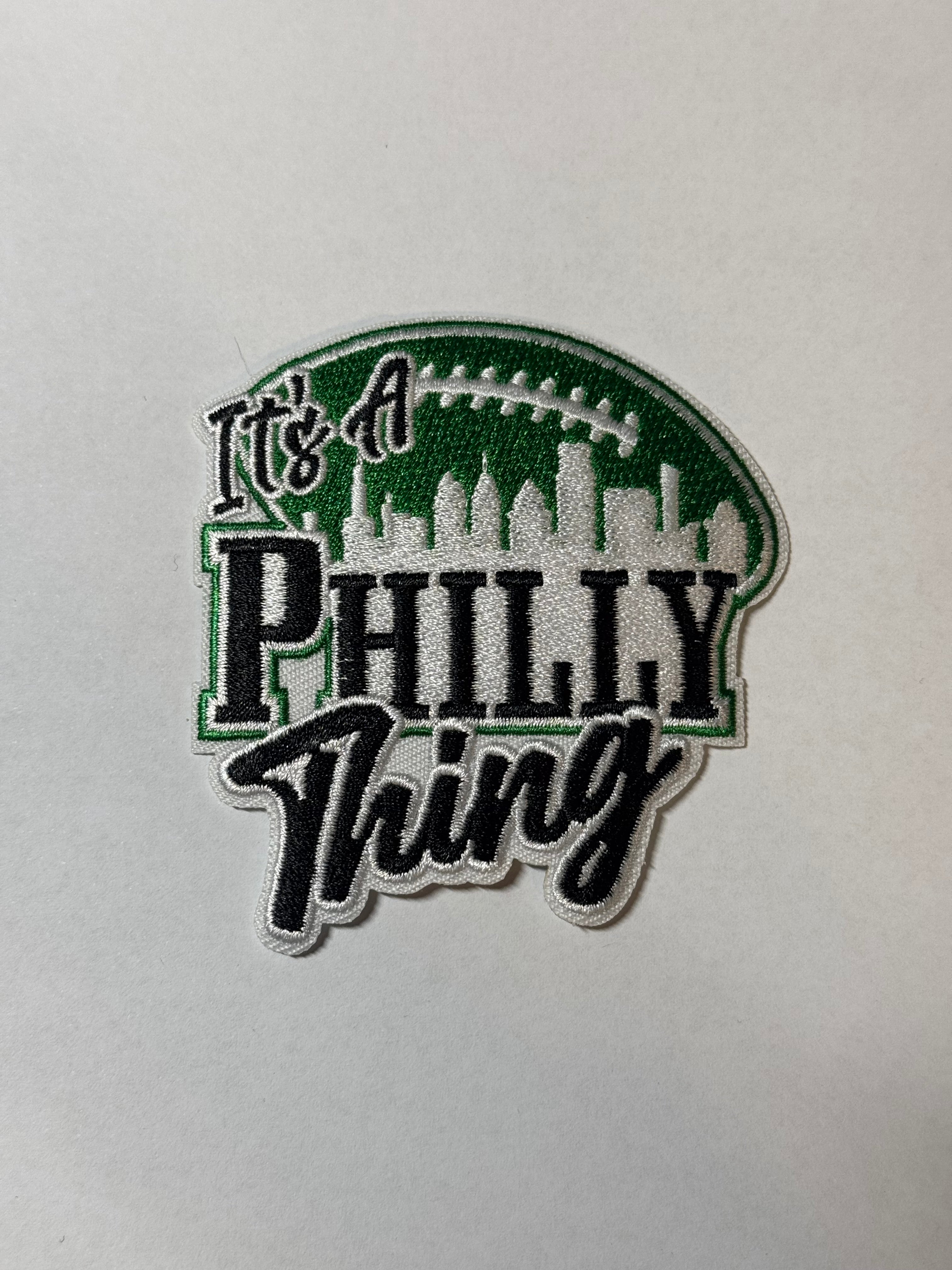 It's a Philly thing football patch