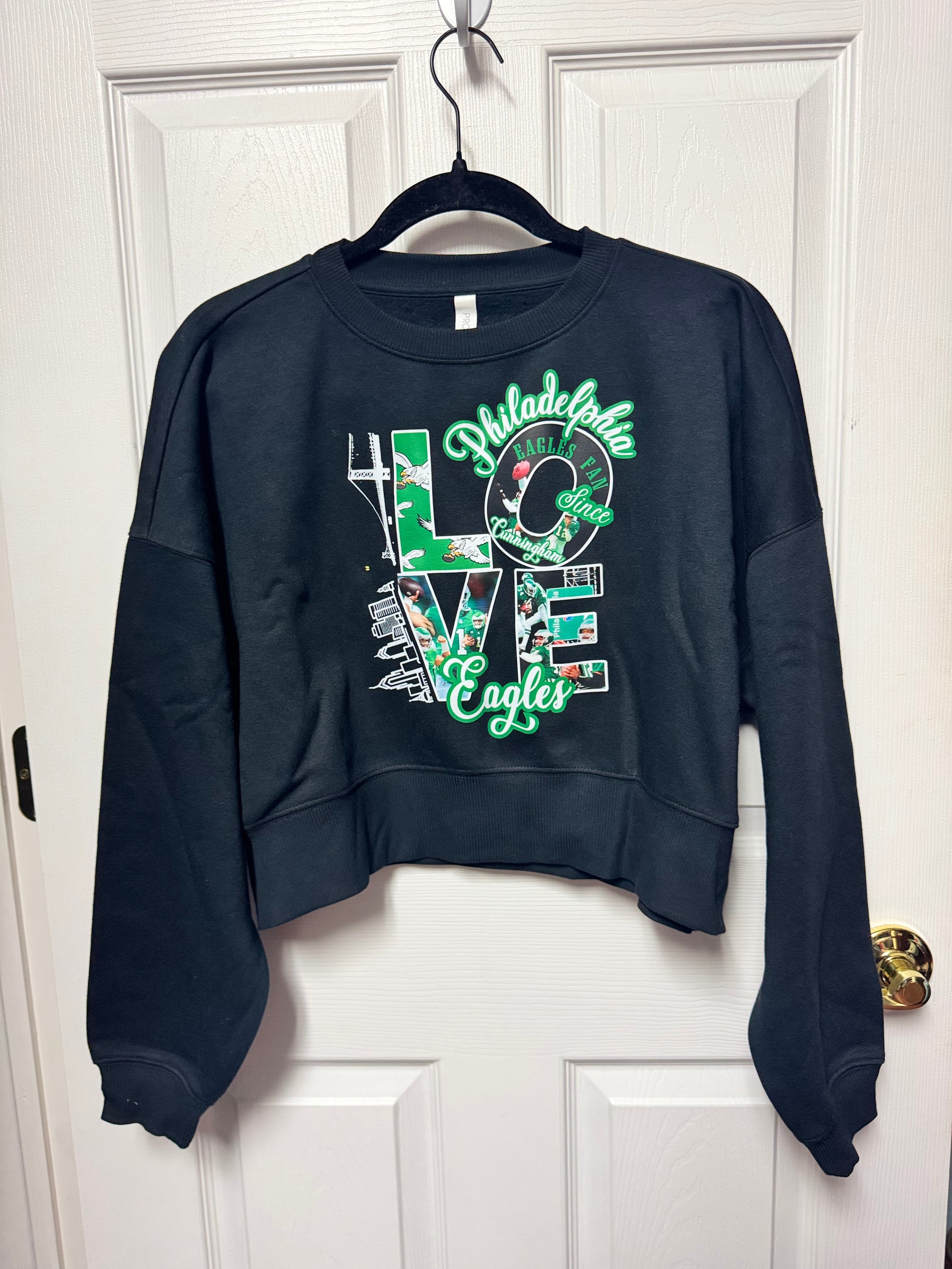 Philadelphia Love Cropped Crewneck