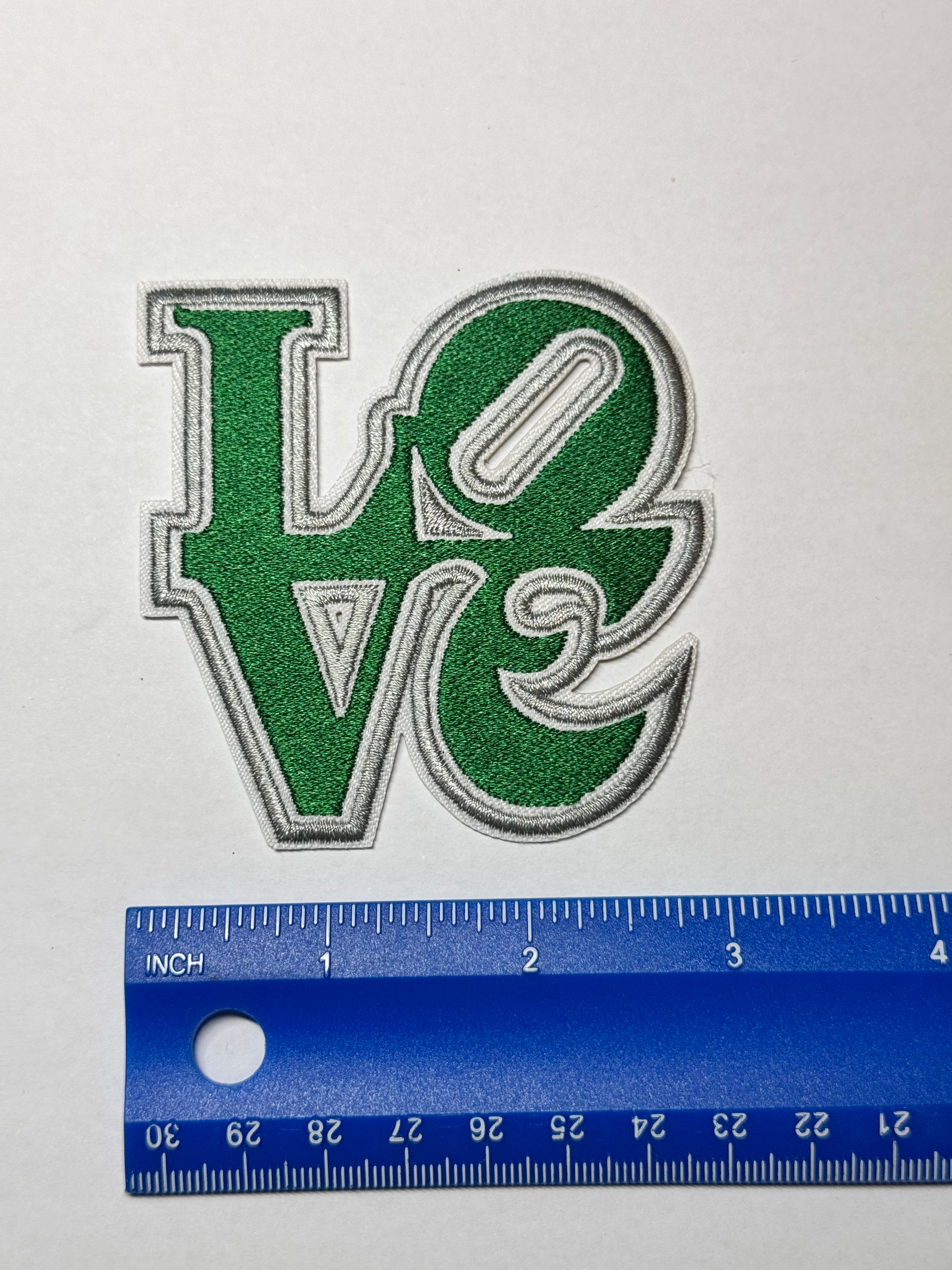 Green Love Patch