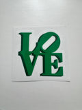 Green Love Sticker