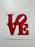 Red Love Sticker