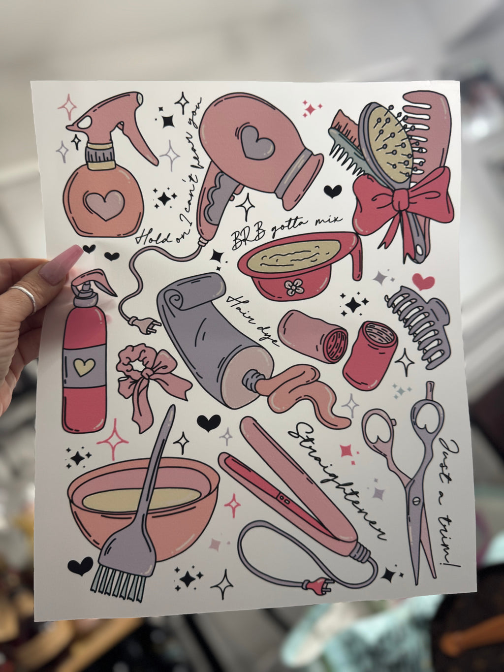 Hairstylist DTF Transfer