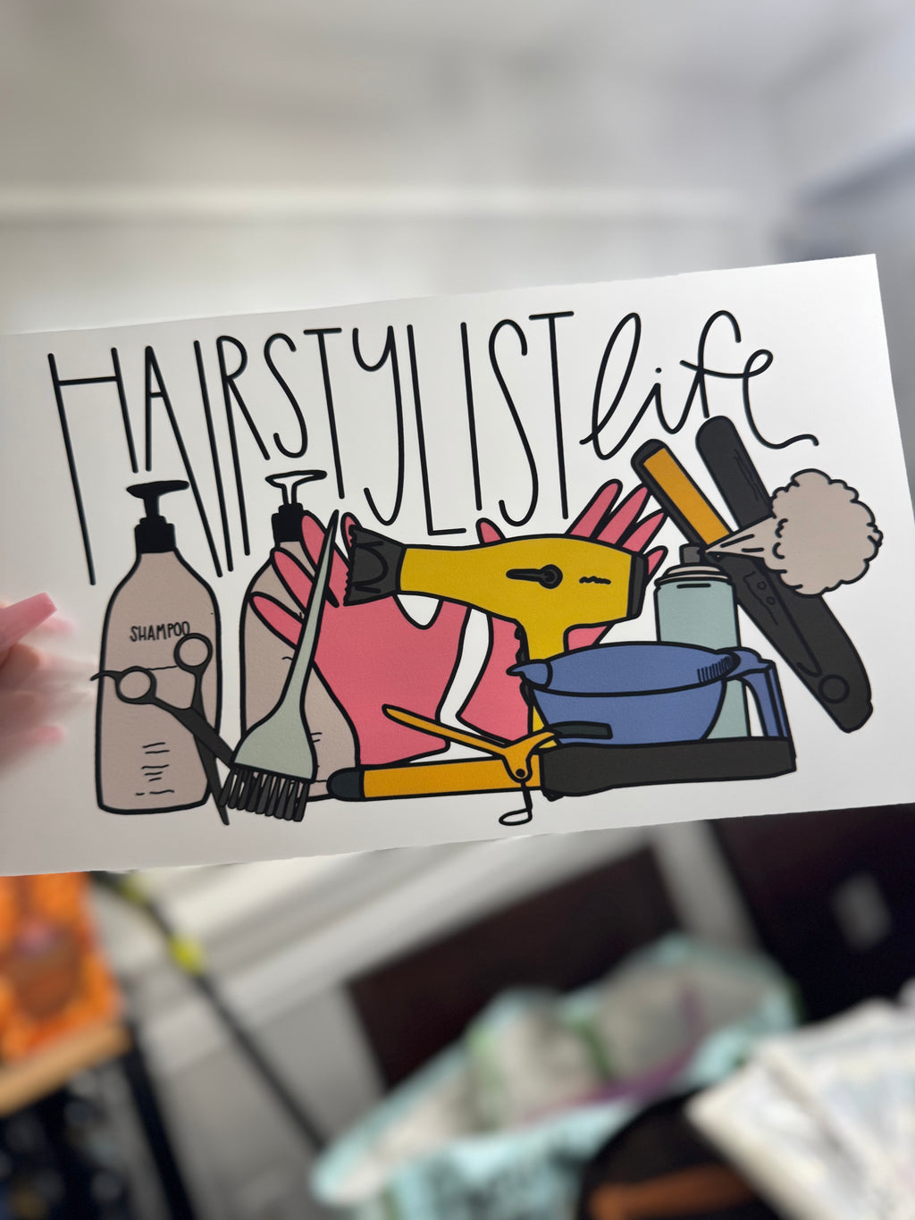 Hairstylist Life DTF Transfer