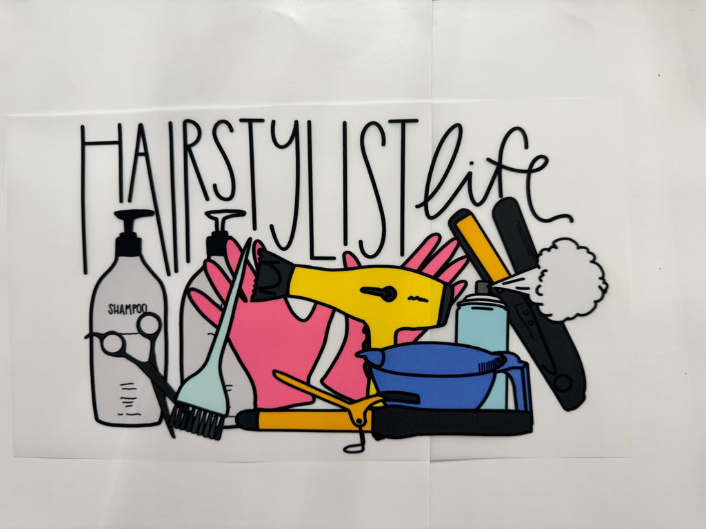 Hairstylist Life DTF Transfer