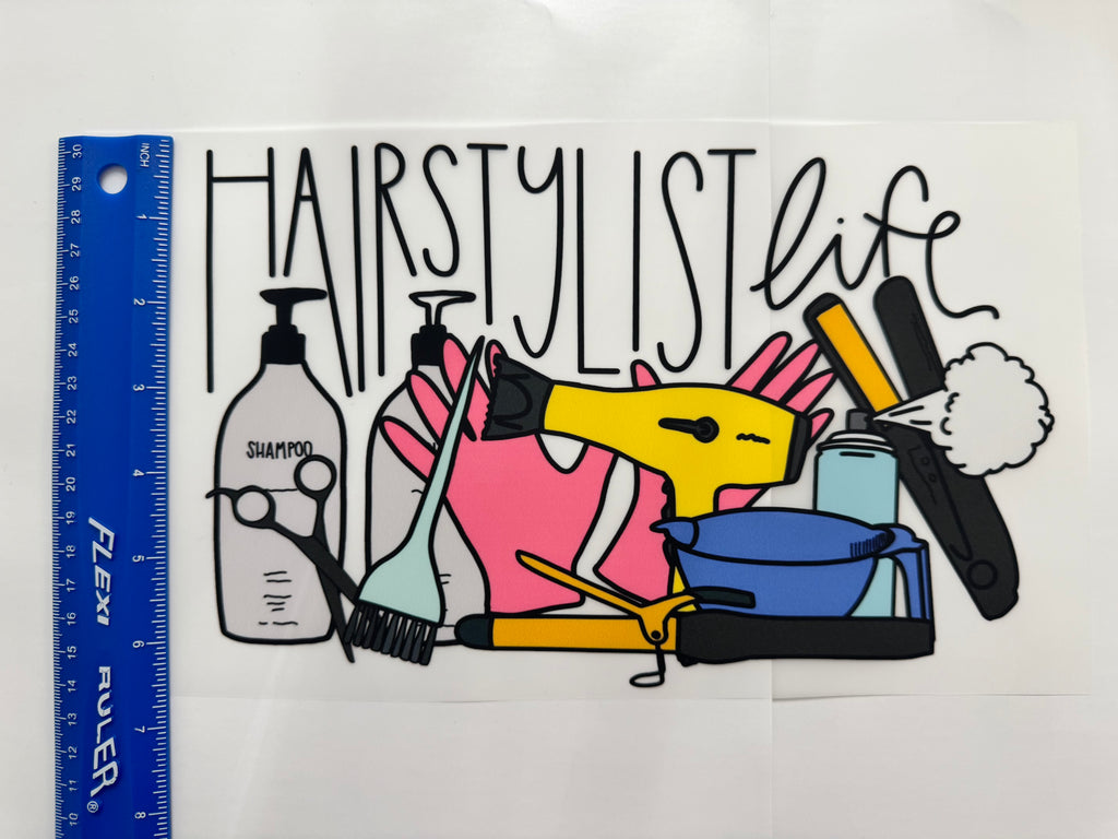 Hairstylist Life DTF Transfer