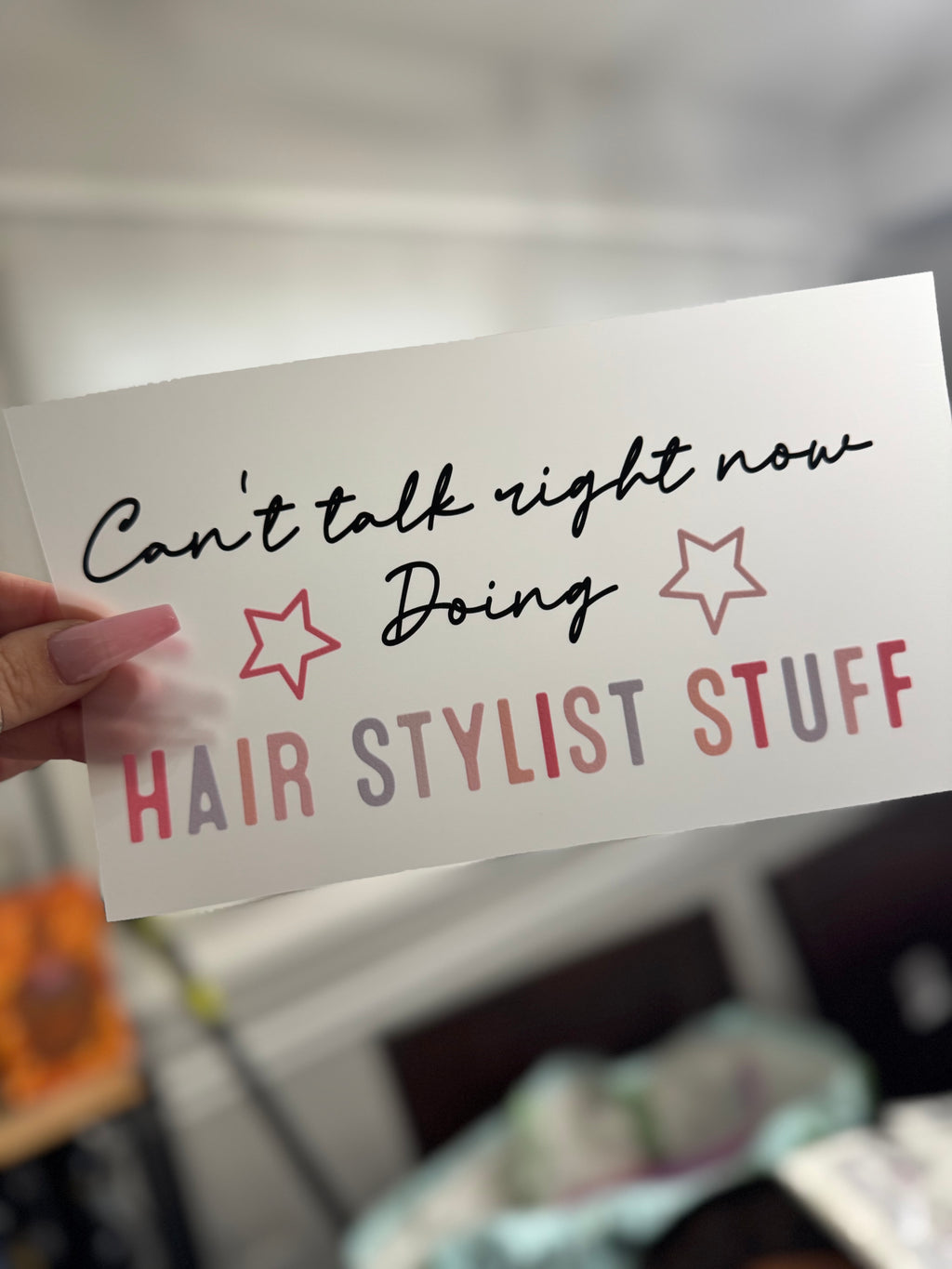 Hairstylist DTF Transfer