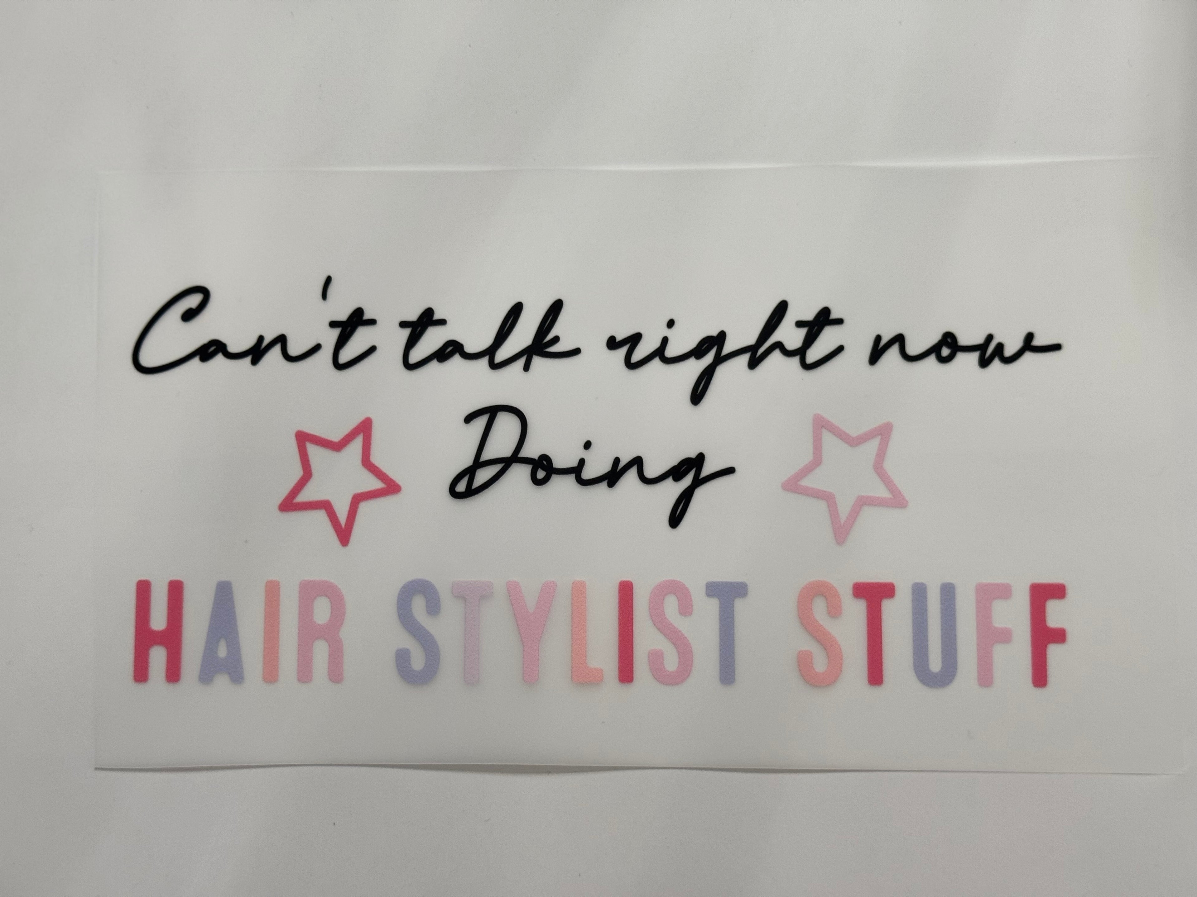 Hairstylist DTF Transfer